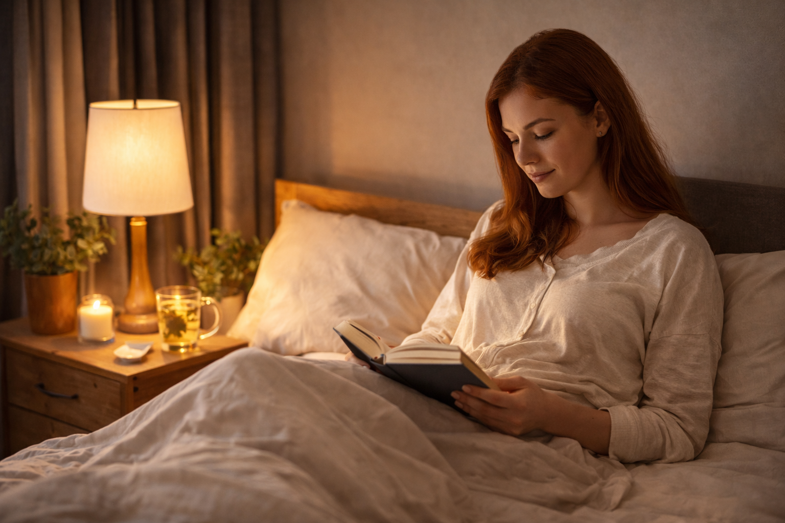 Calm nightly routine